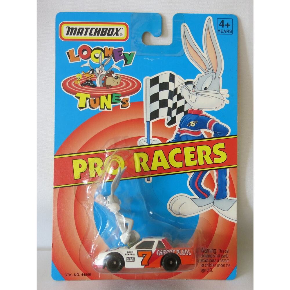 Vintage MATCHBOX Looney Tunes Pro Racers *NEW* 1993 Bugs Bunny Orange Car #44800